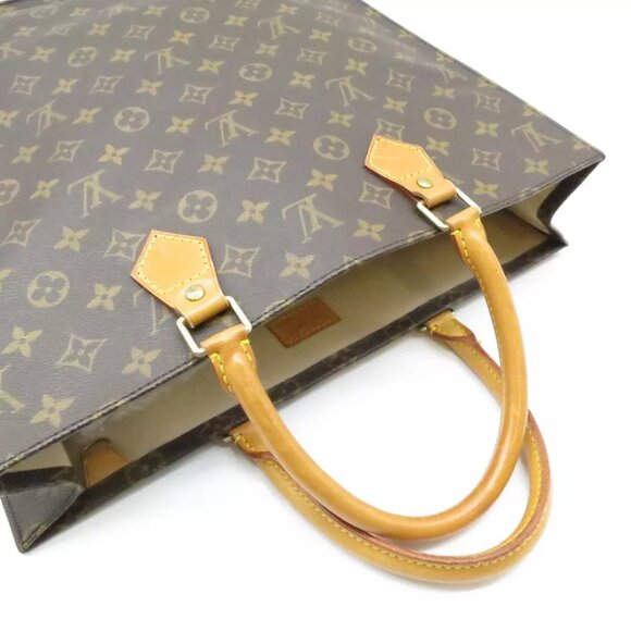 LOUIS VUITTON Sac Plat Tote Bag Monogram Canvas - Picture 6 of 12